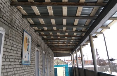Подход к детской библиотеке Здвинска стал безопасным, благодаря проведенному ремонту