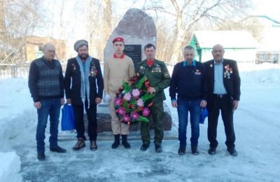 15 февраля здвинчане почтили память россиян, исполнявших служебный долг за пределами Отечества