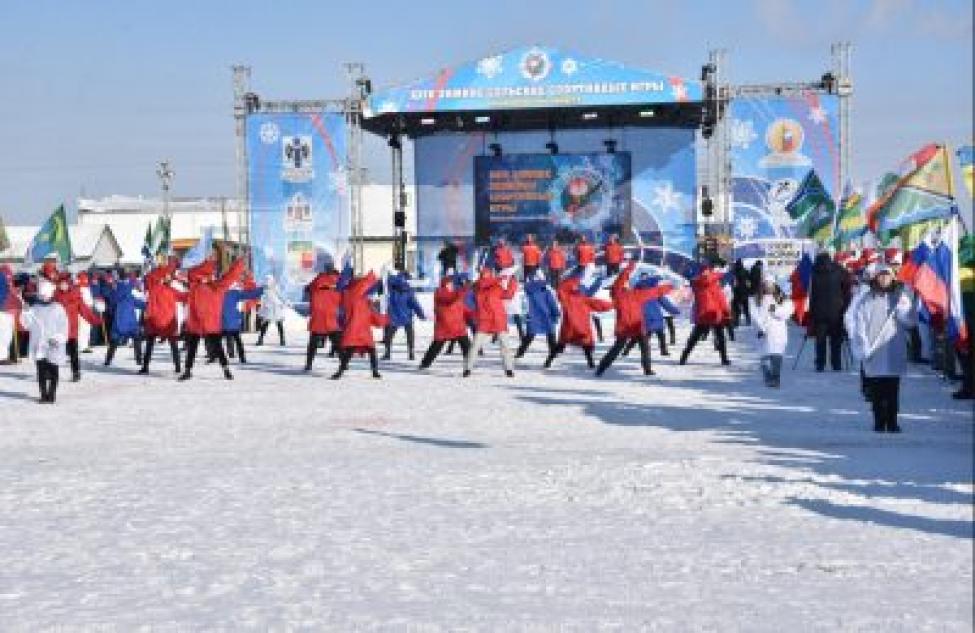 Здвинская команда заняла 9-е место в Зимних сельских спортивных играх