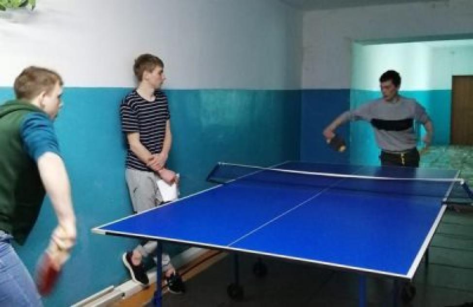 В общежитии Здвинского лицея прошел турнир по теннису