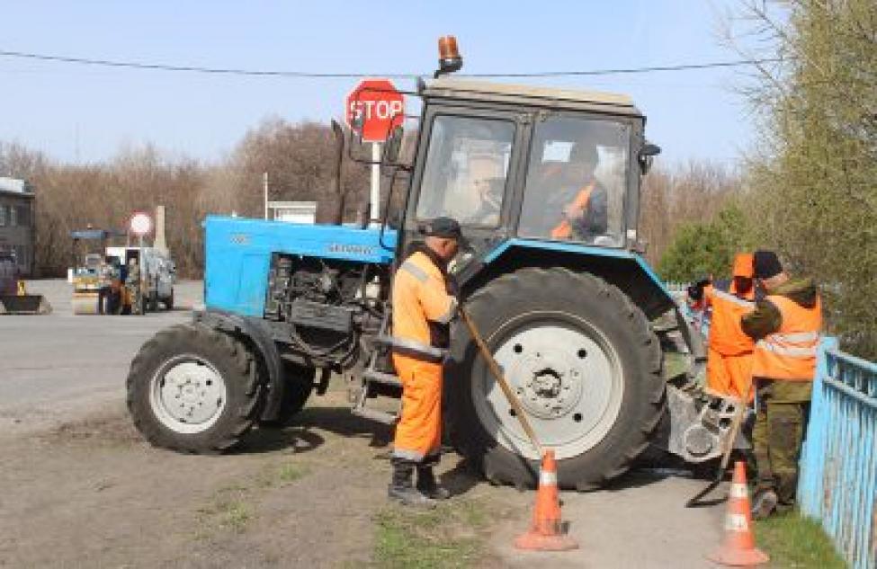 В Здвинске начали ремонт дорог