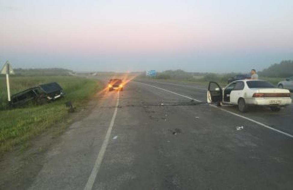 Два автомобиля столкнулись между Здвинском и Барабинском