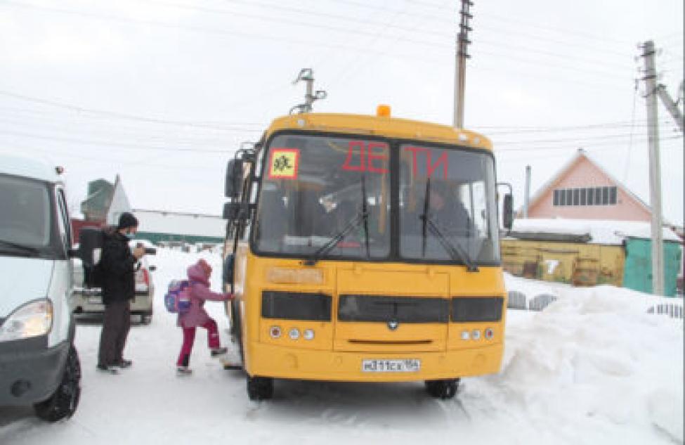 В текущий зимний сезон все школьные маршруты региона работают без сбоев