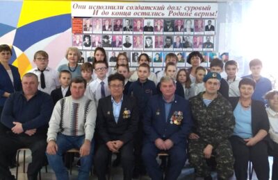 В музее Лянинской школы прошла встреча с участниками войн и локальных конфликтов