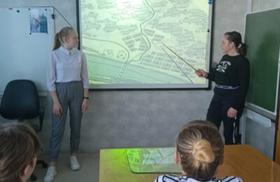 В Маландинской школе изучали улицы Новониколаевска