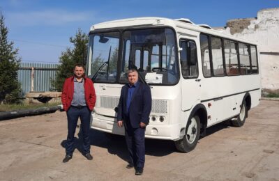 Новый автобус вышел на маршрут Здвинского района