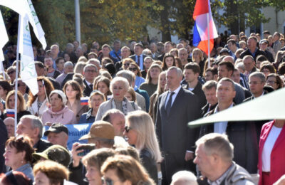 В Новосибирске состоялся митинге-концерт в поддержку Президента Российской Федерации Владимира Путина и проведения референдумов в ДНР, ЛНР, Херсонской и Запорожской областях
