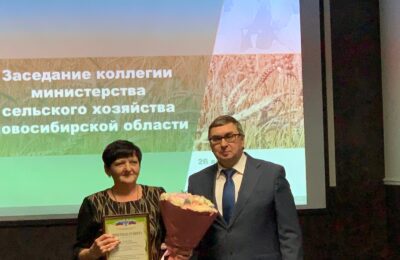 Здвинчанку Надежду Рукосуеву наградили министерской грамотой