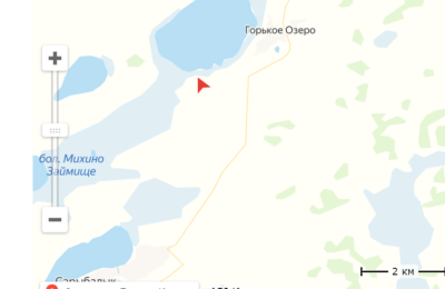 Среди туристических объектов озеро Горькое в Здвинском районе