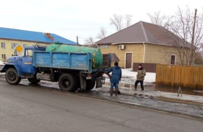 Водоотведением талых вод с улиц Здвинска занимается сельсовет  