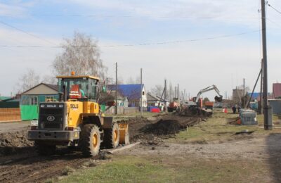 В Здвинске продолжают капитальный ремонт дороги