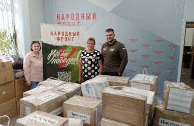 Гуманитарка из Здвинска доставлена в Новосибирск