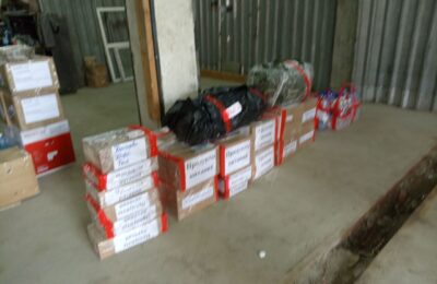 27 коробок гуманитарной помощи от Здвинского района бойцам СВО