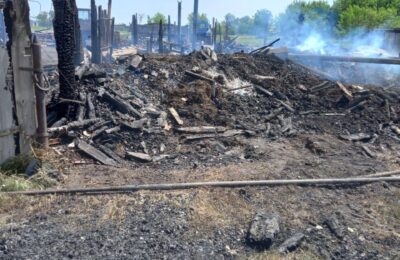 Возгорание в Верх-Каргате Здвинского района сумели оперативно ликвидировать