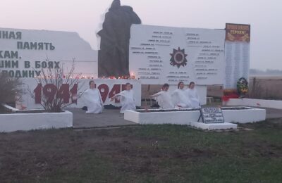 Открытие стелы «Вечная память героям» в селе Алексеевка Здвинского района