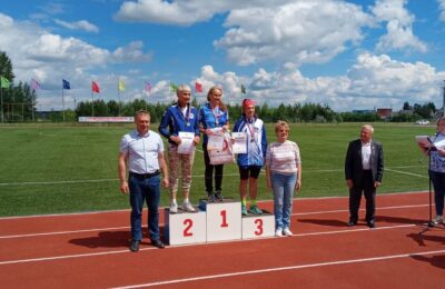 3 место на дистанции в 1000 метров заняла тренер–преподаватель ДЮСШ села Здвинск