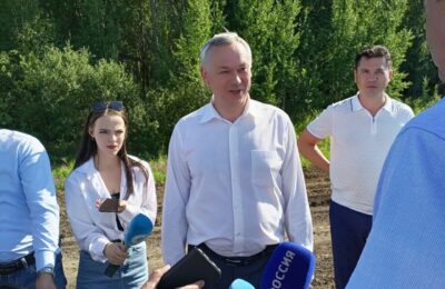 Губернатор посетил межрайонную автодорогу «Здвинск-Довольное»