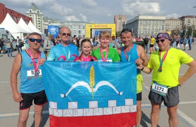 В областном спортивном марафоне участие приняли спортсмены из Здвинска