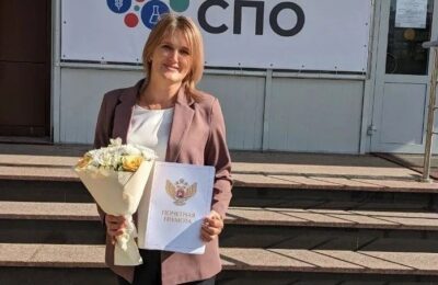 Министерство просвещения России наградило мастера Здвинского лицея