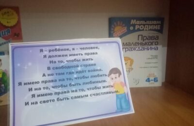 В библиотеке Здвинского района детей познакомили с их правами