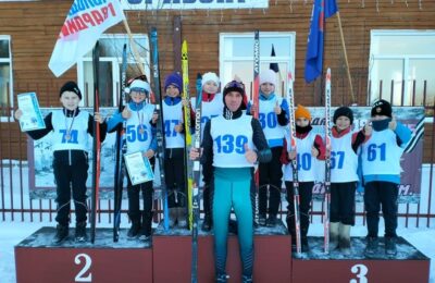 Юные здвинские лыжники открыли спортивный сезон