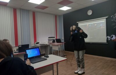Лянинские школьники совершили экскурсию в мир виртуальной реальности