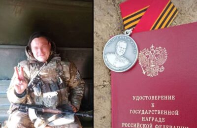 Участник СВО из Новосибирска награжден медалью Жукова