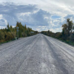 В Новосибирской области идет ремонт дороги на Старые Карачи