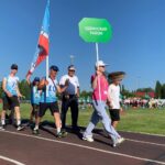 Команда Здвинского района на летних сельских спортивных играх заняла второе место