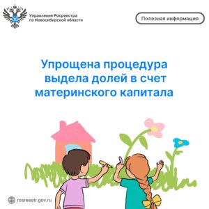 Упрощена процедура выдела долей в счет материнского капитала