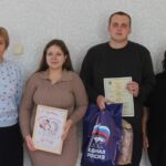 В Здвинске прошло имянаречение дочери в молодой семье