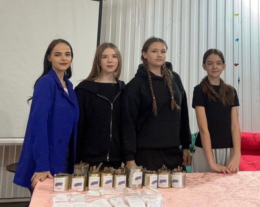 В молодежном пространстве села Здвинск сделали розжиг для участников СВО