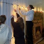 В молодежном пространстве села Здвинск создали новогоднюю атмосферу