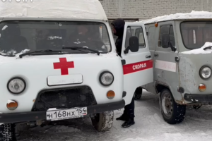 Первую партию автомобилей скорой помощи отправили на СВО волонтеры Новосибирска