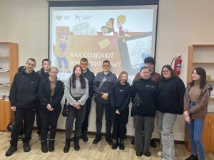 В Здвинском лицее студенты узнали, как рождаются мультфильмы