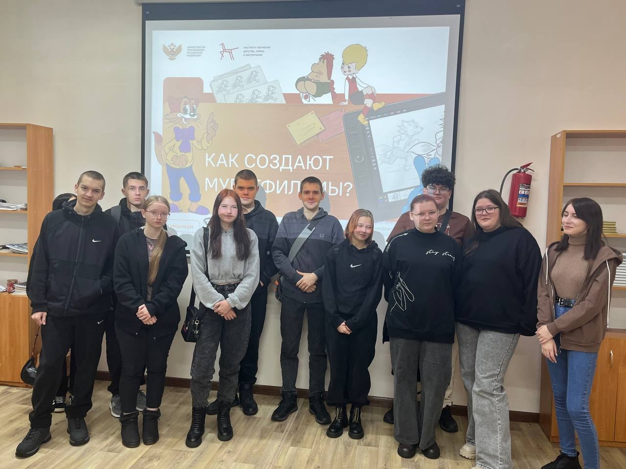 В Здвинском лицее студенты узнали, как рождаются мультфильмы