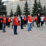 В Новосибирске проходят гимнастические зарядки