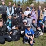 В Здвинской школе прошел общий субботник