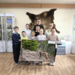 Дети и наставники Лянинской школы посетили выставку в Здвинском музее