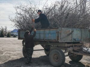 Сотрудники Здвинкого Дома культуры организовали весеннюю уборку