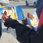 В Здвинске прошла акция «Георгиевская ленточка»