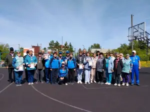 Пенсионеры в Здвинске соревновались в ловкости и выносливости