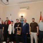 Частица Вечного огня из Москвы доставлена в Новосибирскую область