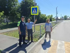 В Здвинском районе прошла проверка безопасности пешеходных переходов