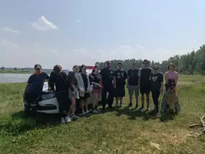 Здвинские полицейские провели для детей поход и уроки дорожной безопасности