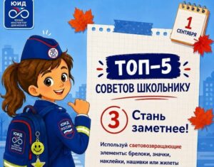 Сотрудники Госавтоинспекции советуют школьникам Здвинского района стать заметнее